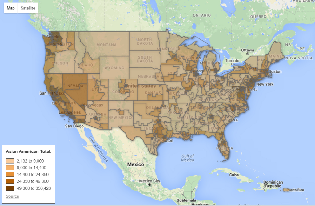 Interactive Maps on Asian Americans by Congressional District – Jeremy ...